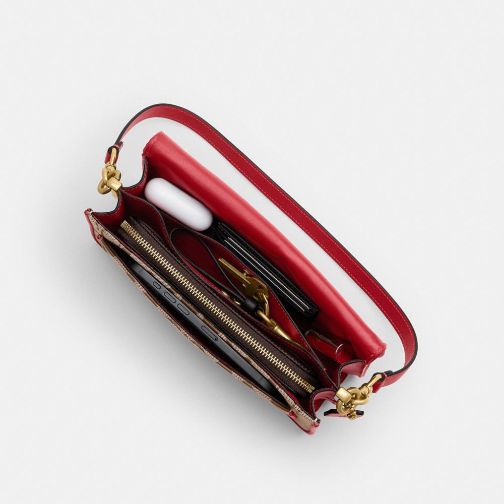 Tabby Shoulder Bag 26 In Signature Jacquard