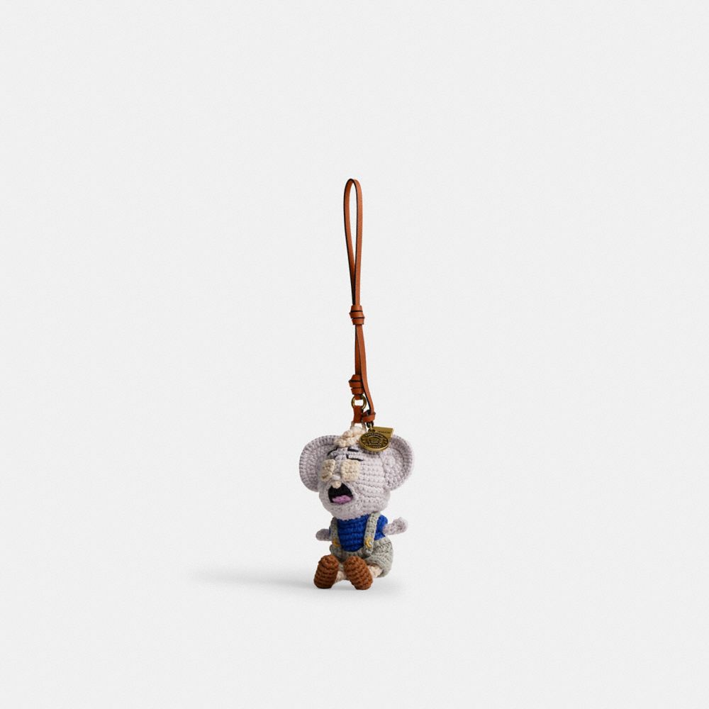 COACH®,Coach | Brain Dead Kachi Mouse Bag Charm,,Front View