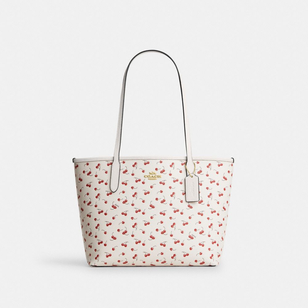 COACH® GB | Hadley Turnlock Tote Bag