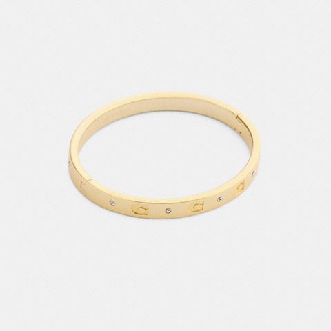 Coach Repeated C Hinged Bangle