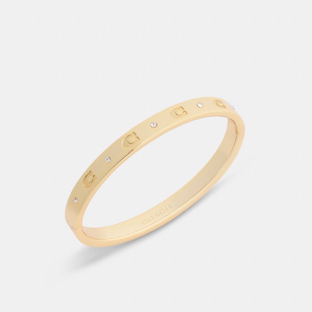 Coach Repeated C Hinged Bangle — фото 2