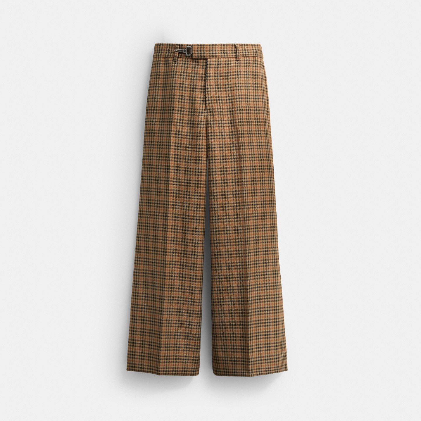 Мужские брюки Coach Flare Trousers, цвет: Верблюжий разноцветный — фото 1