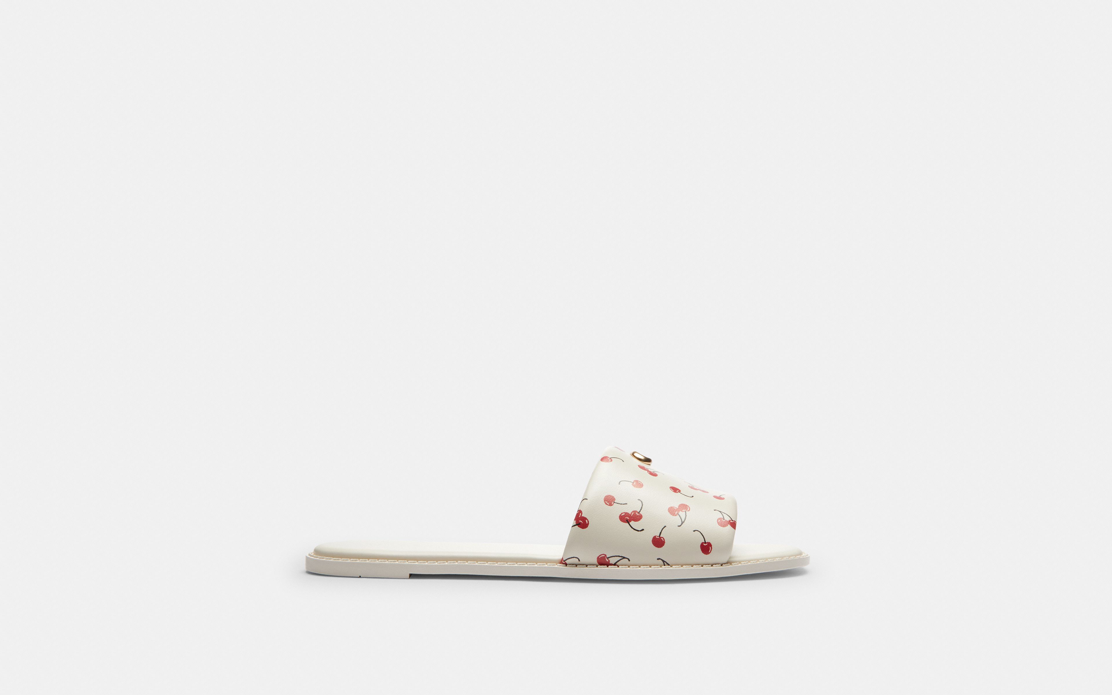 Holly Sandal With Cherry Print