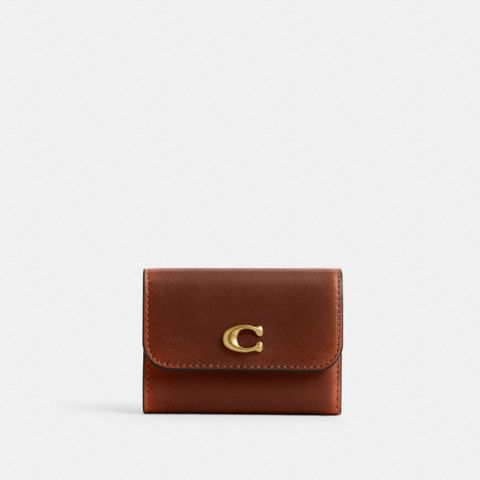 Женские кошельки Coach Essential Card Holder Wallet In Loved Leather
