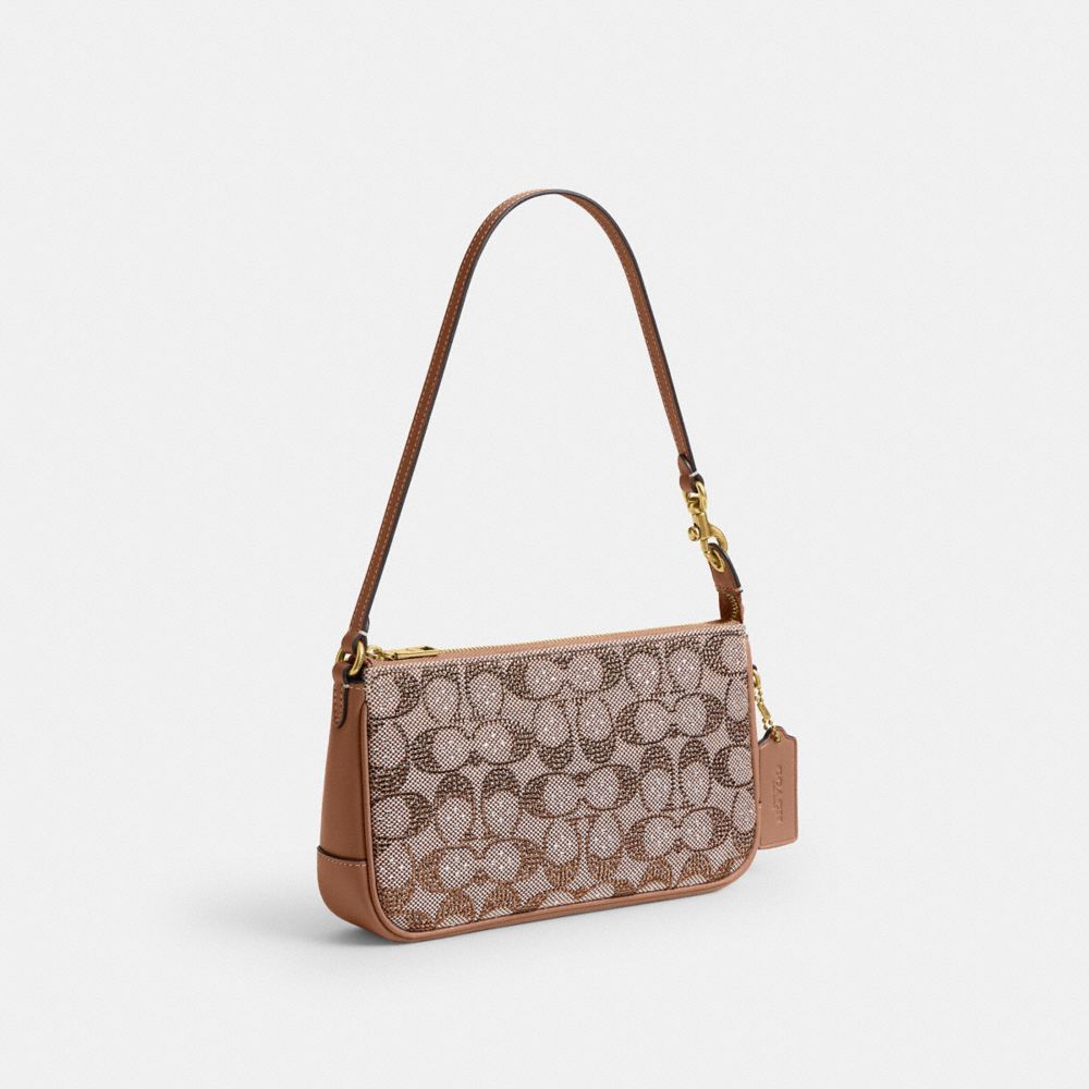 Женские сумки Coach Plaza Bag In Crystal Signature Jacquard — фото 2