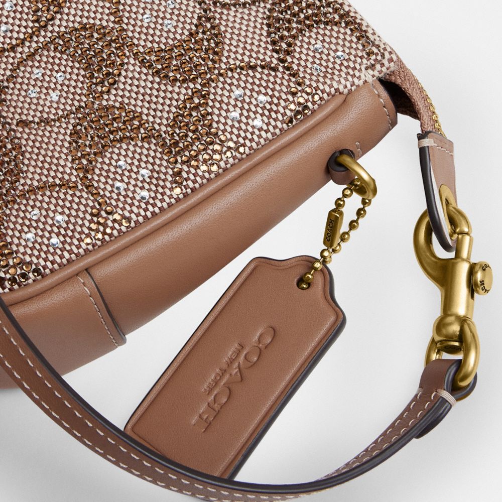 Plaza Bag In Crystal Signature Jacquard