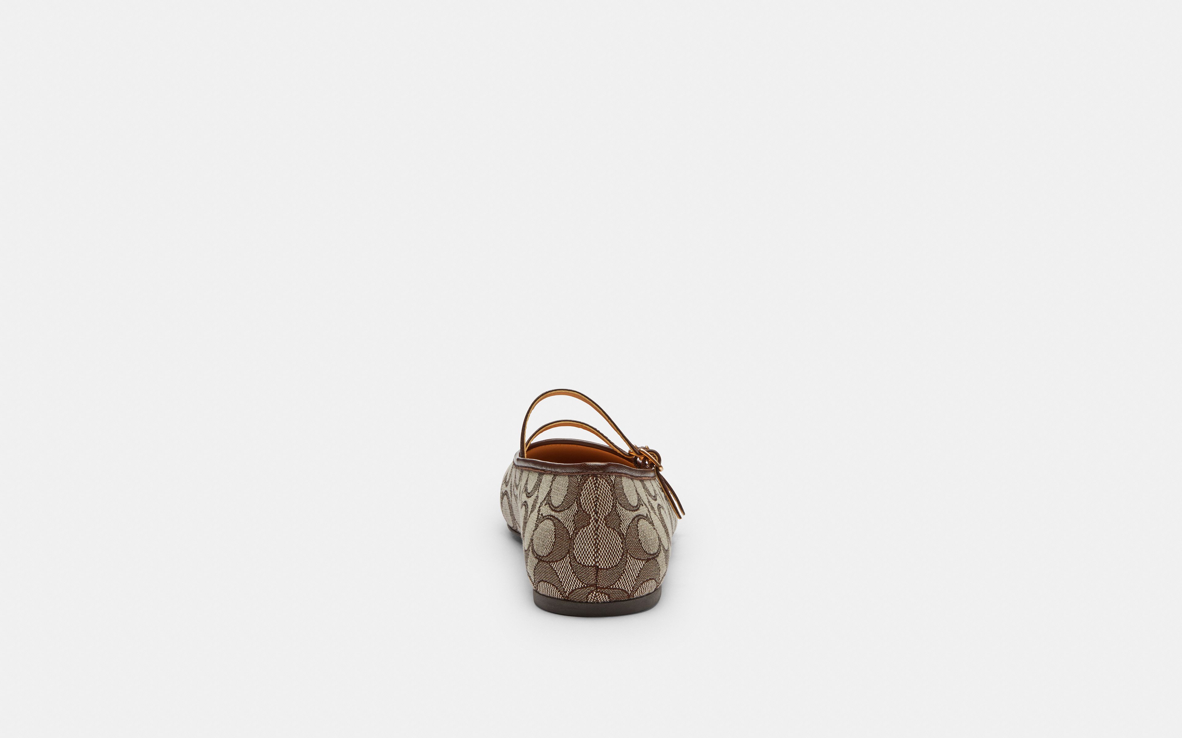 Double Buckle Mary Jane Signature Jacquard