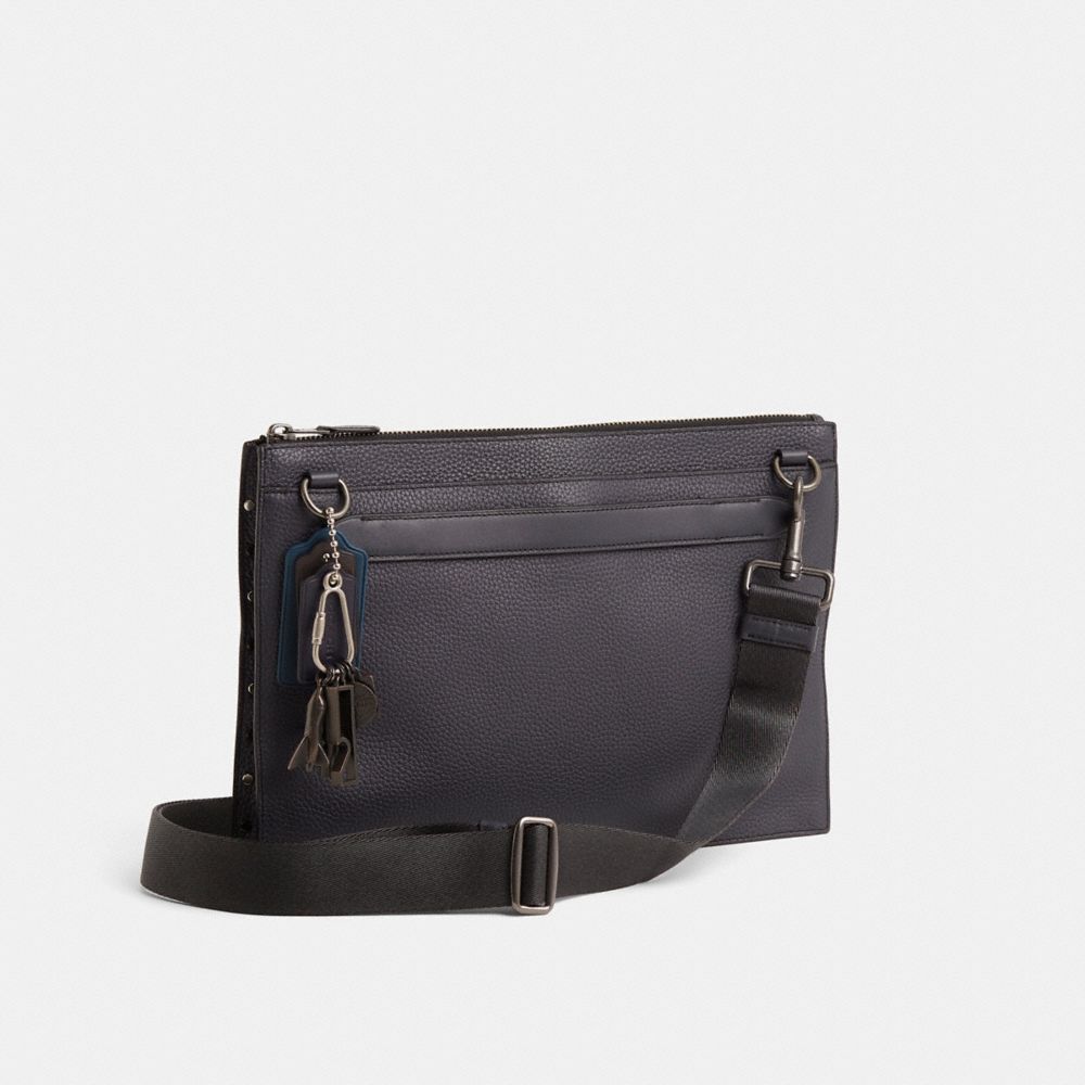 COACH®,Upcrafted Manhattan Convertible Slim Messenger,,Angle View