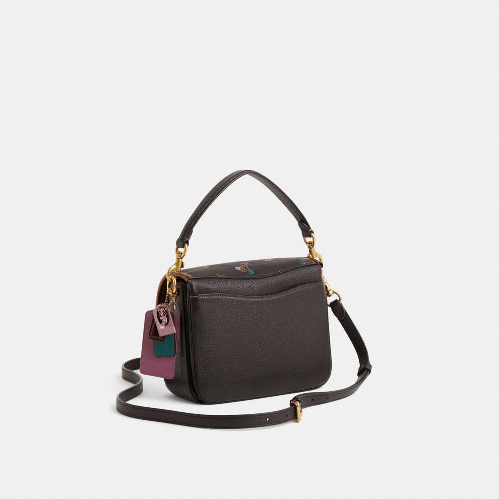 COACH®,Upcrafted Cassie Crossbody Bag 19,Black,Angle View