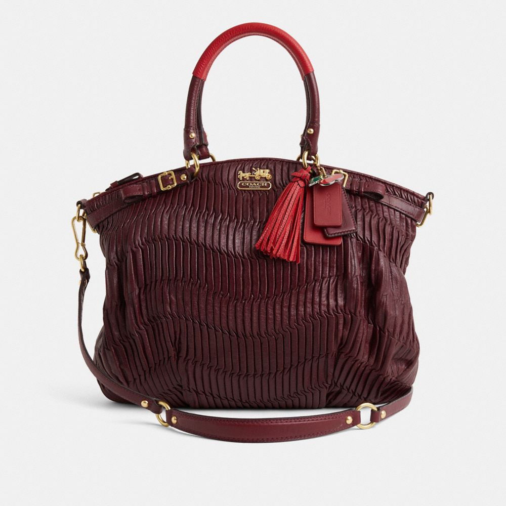 COACH® | Upcrafted Madison Lindsey North South Satchel