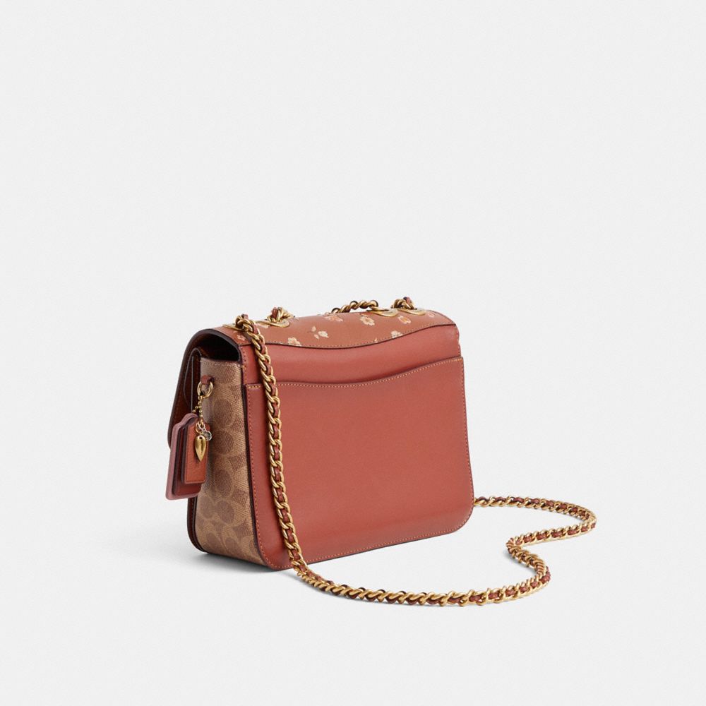 COACH®,Upcrafted Madison Shoulder Bag In Signature Canvas,,Angle View