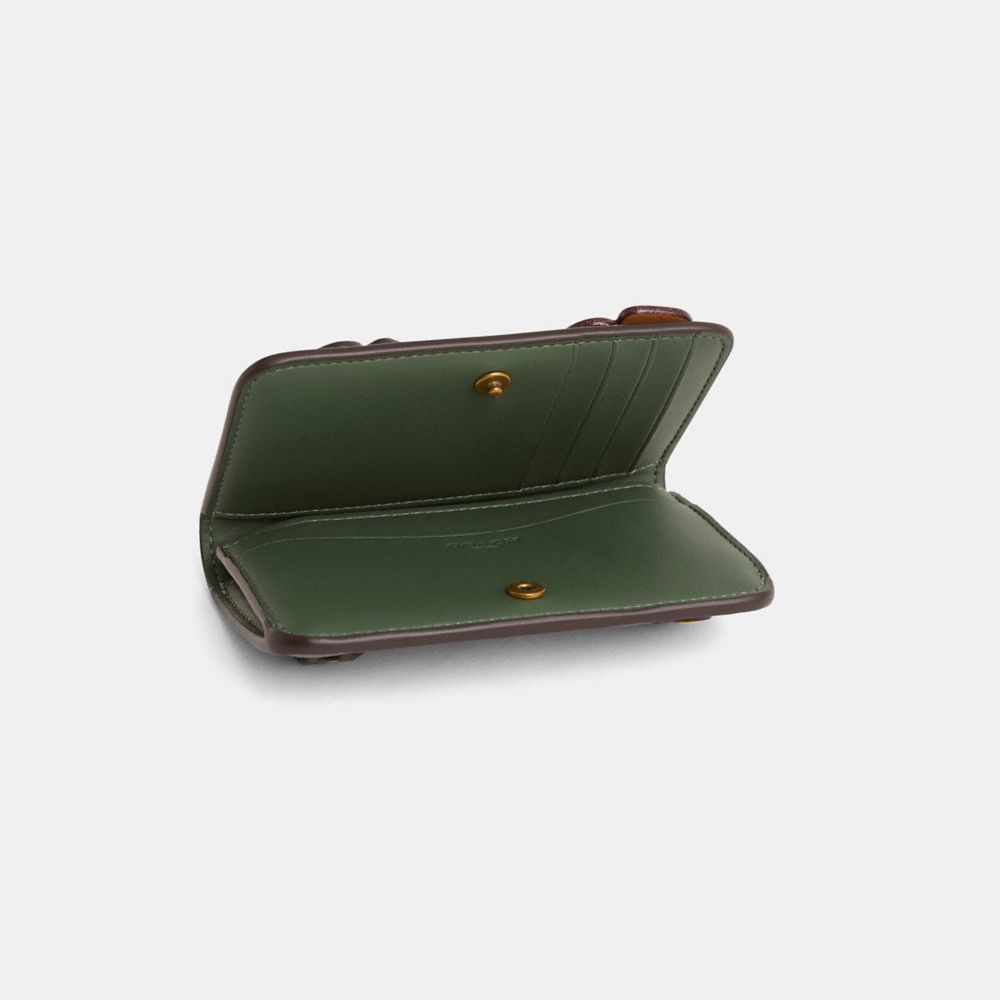 COACH®,Laiton/Vert Kaki,Inside View,Top View