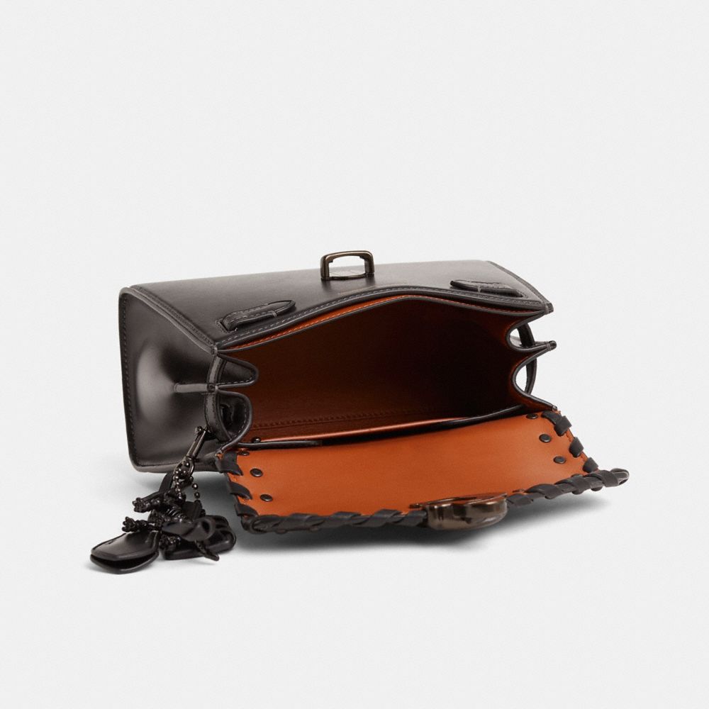 COACH®,Upcrafted Sammy Top Handle Bag 21,,Inside View,Top View