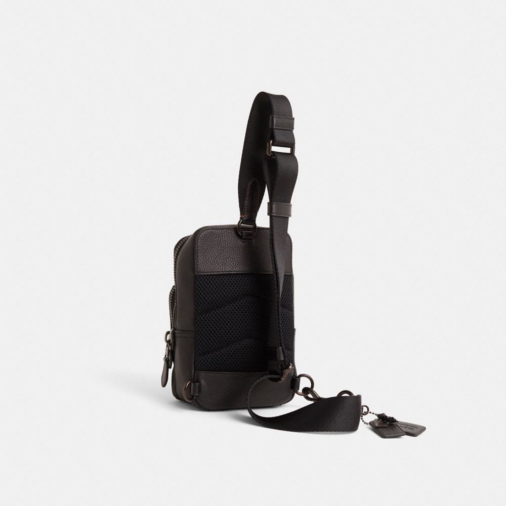 COACH®,Upcrafted Gotham Sling Pack 13,,Angle View