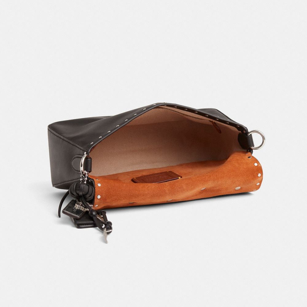 COACH®,Upcrafted Soft Tabby Shoulder Bag With Rivets,,Inside View,Top View
