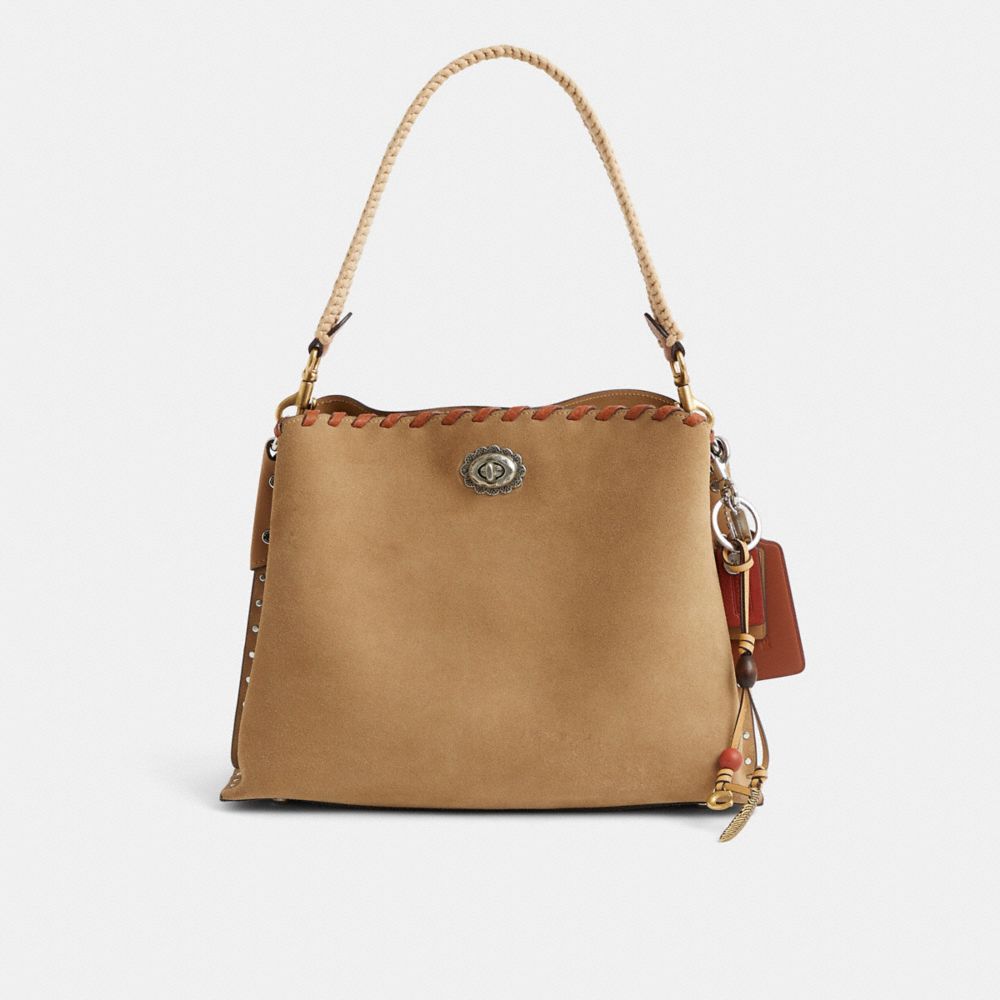 Upcrafted Willow Shoulder Bag With Rivets