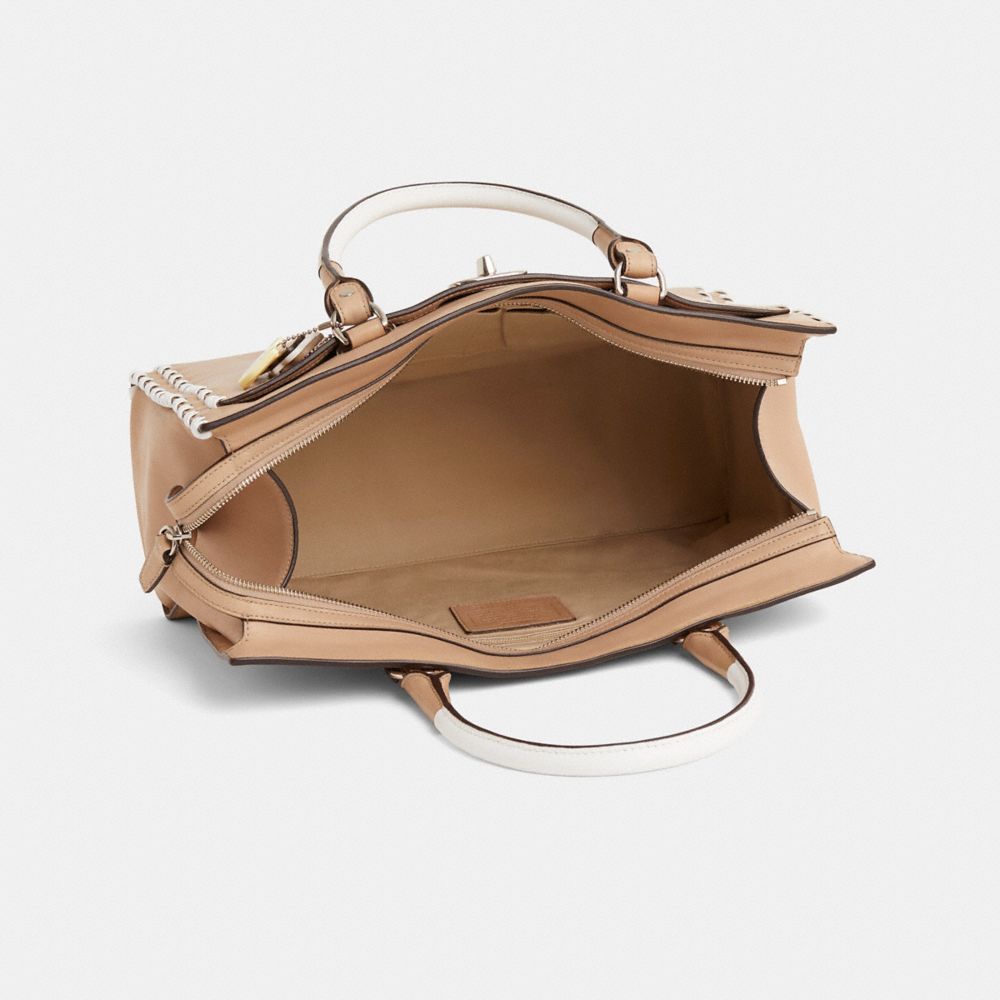 COACH®,Upcrafted Legacy Large Chelsea Carryall,,Inside View,Top View