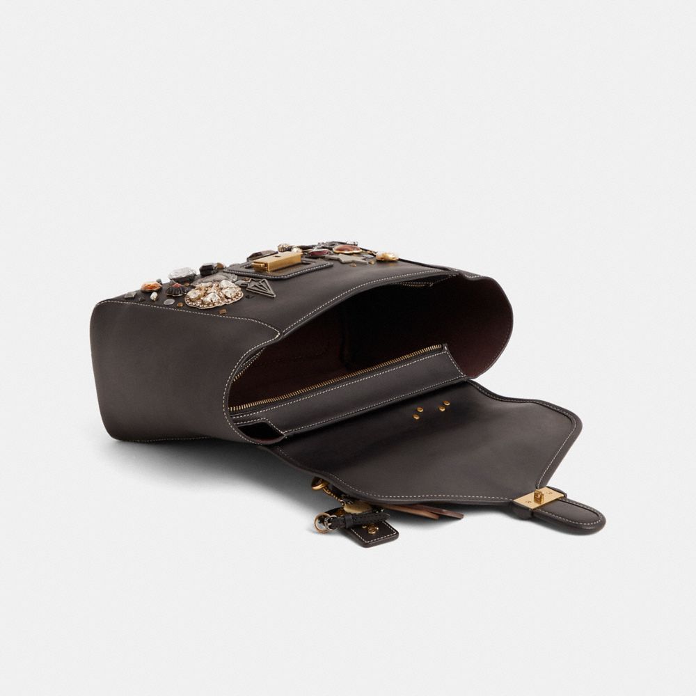 COACH®,Upcrafted Courier Carryall,,Inside View,Top View