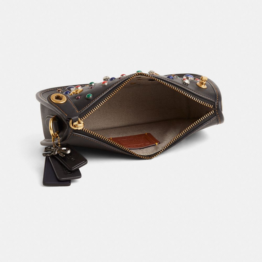 COACH®,Upcrafted Swinger Bag,,Inside View,Top View