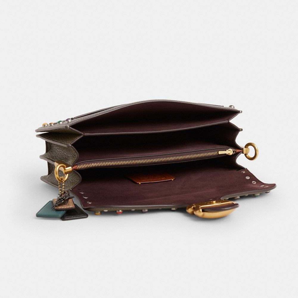 COACH®,Upcrafted Tabby Shoulder Bag 26 In Colorblock Leather,,Inside View,Top View