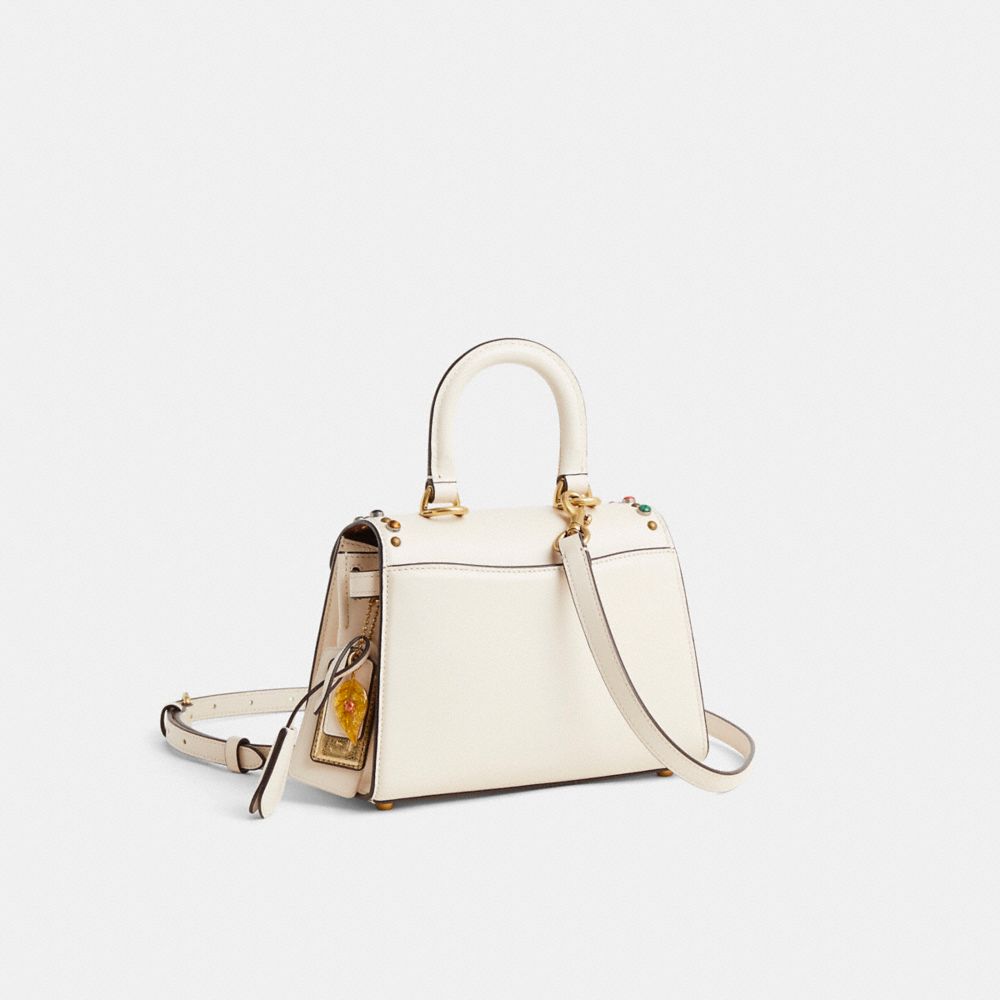 COACH®,Upcrafted Sammy Top Handle Bag 21,,Angle View