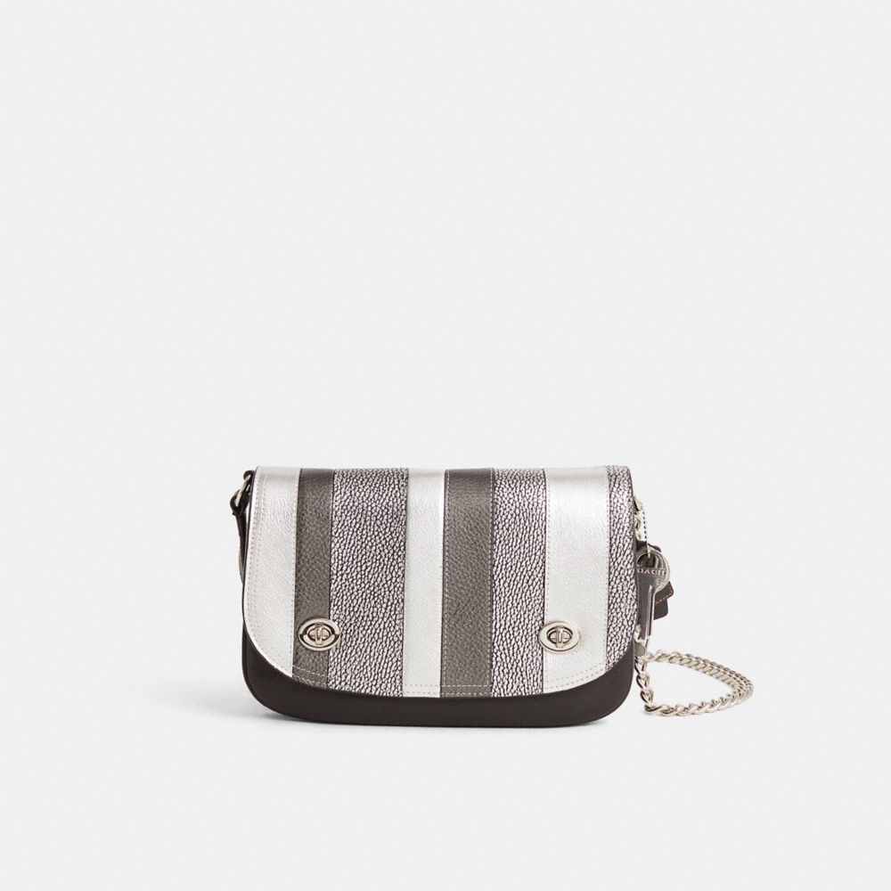 COACH®,Upcrafted Legacy Double Gusset Flap,,Front View