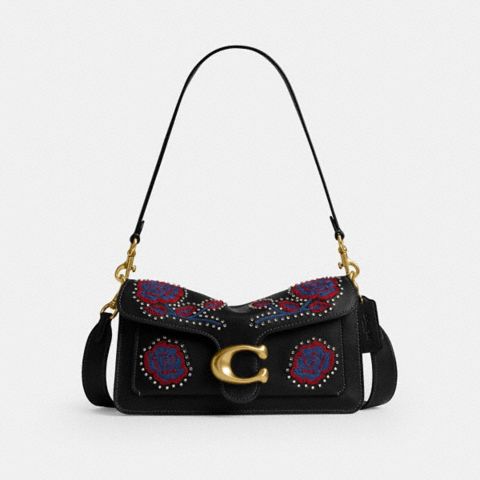 Женские сумки Coach Tabby Shoulder Bag 26 With Embroidered Americana