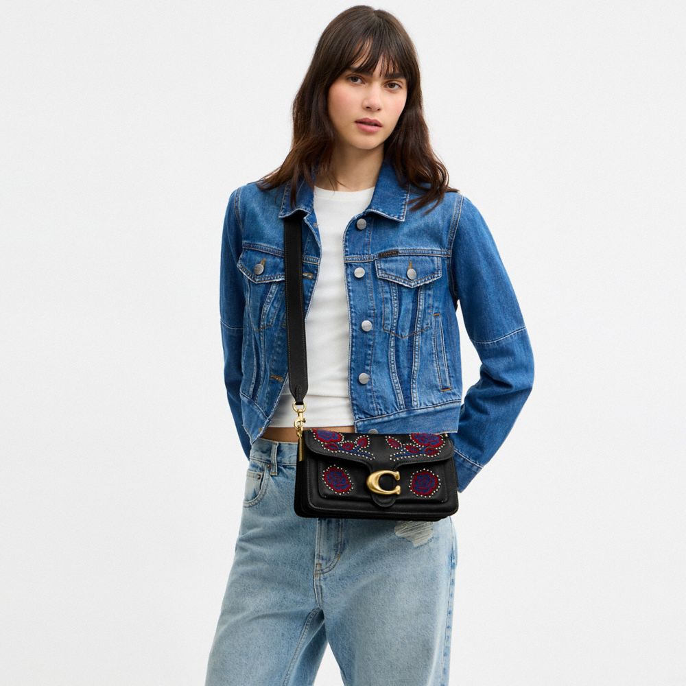 Женские сумки Coach Tabby Shoulder Bag 26 With Embroidered Americana — фото 7