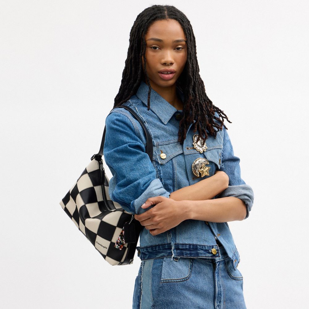 COACH®,Alter/Ego Slouchy Shoulder Bag,,Detail View