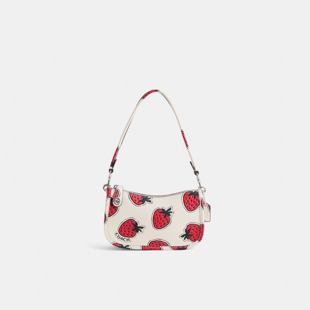 COACH® | Restored Swinger Bag 20 With Strawberry Print