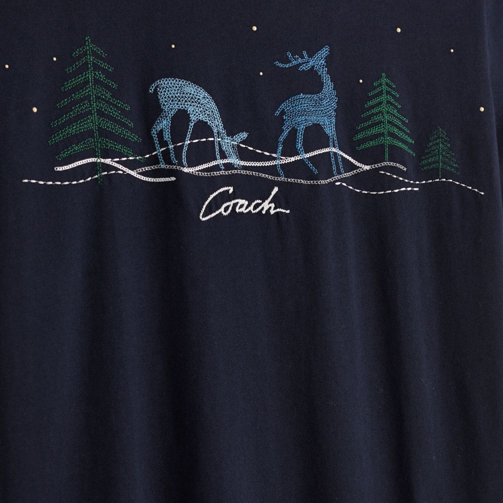 COACH®,Restored Deer T-Shirt,,Scale View