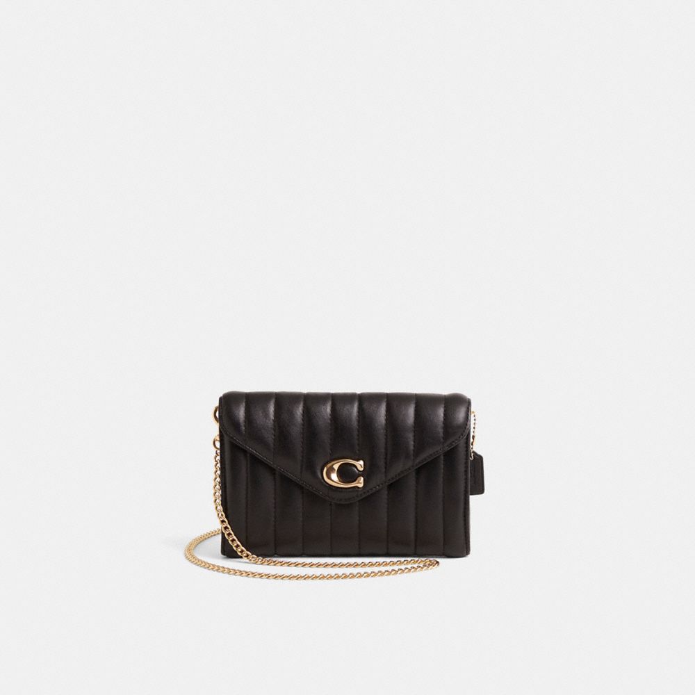 COACH®,Restored Tammie Clutch Crossbody With Puffy Linear Quilting,,Front View