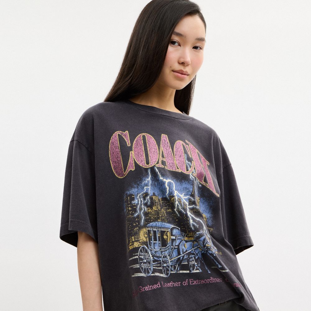メタル グラフィック リラックスド Tシャツ 2