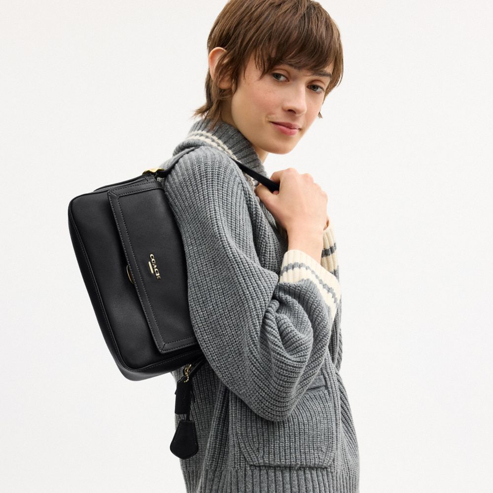 COACH®,Doré/Noir,Detail View