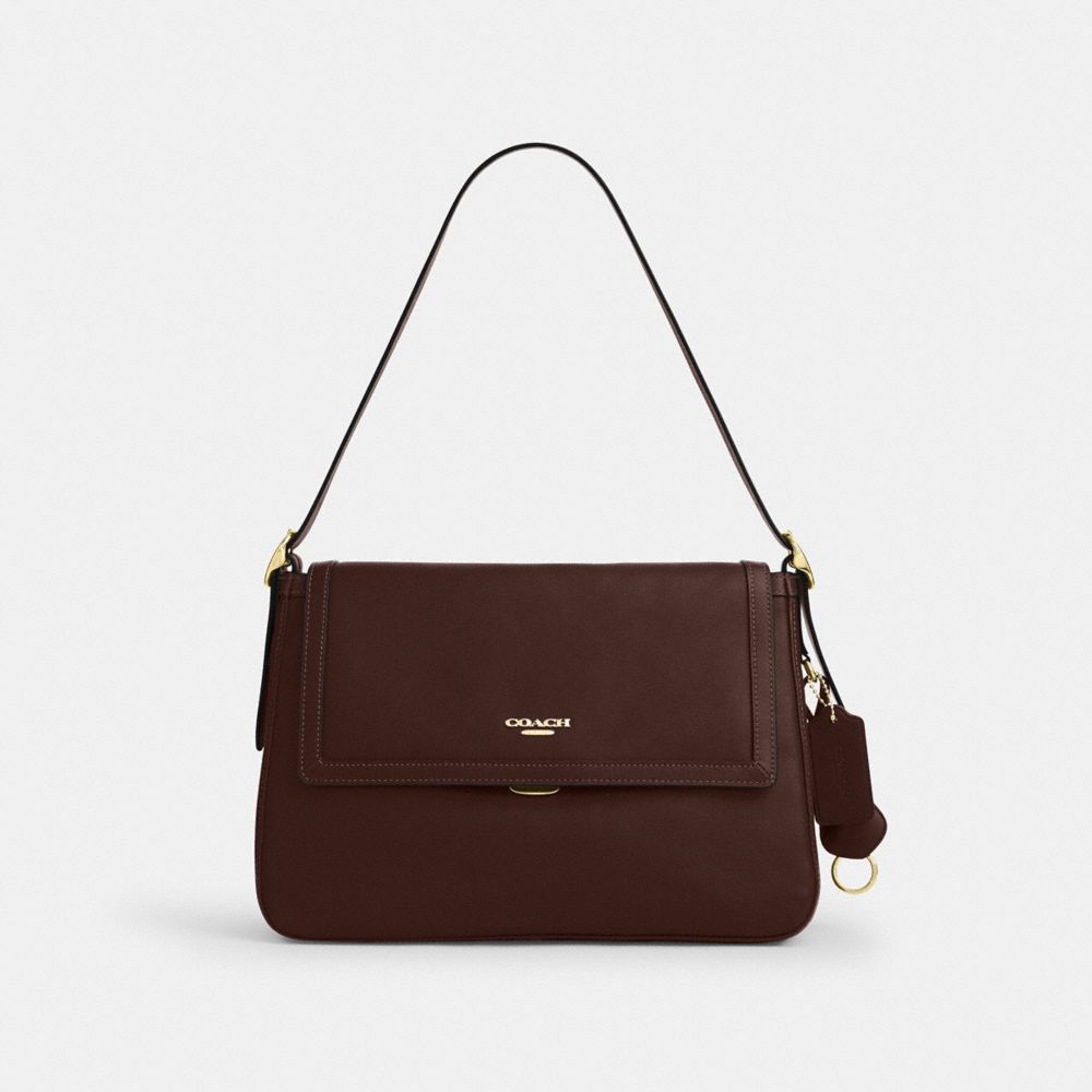 COACH®,ETTA FLAP BAG,,Front View