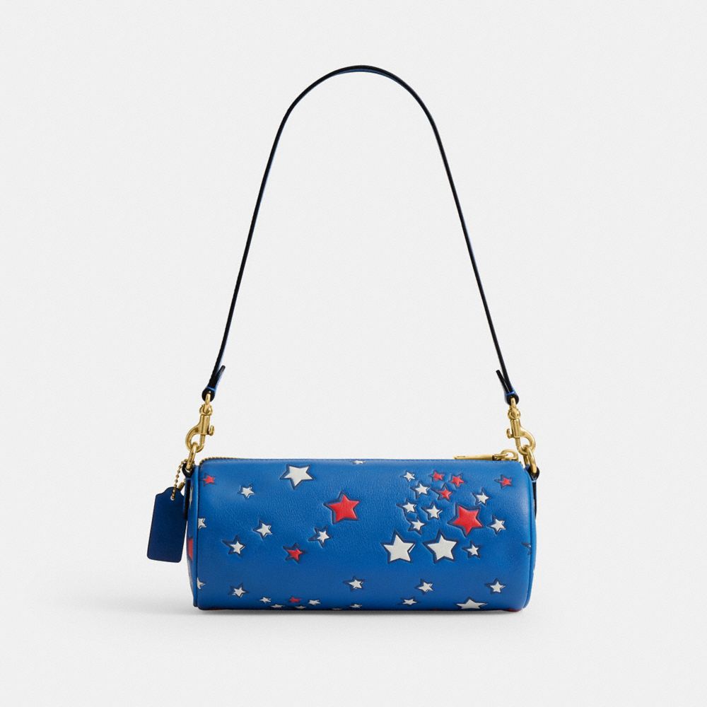 Женские сумки Coach Barrel Bag With Americana Star Print — фото 3