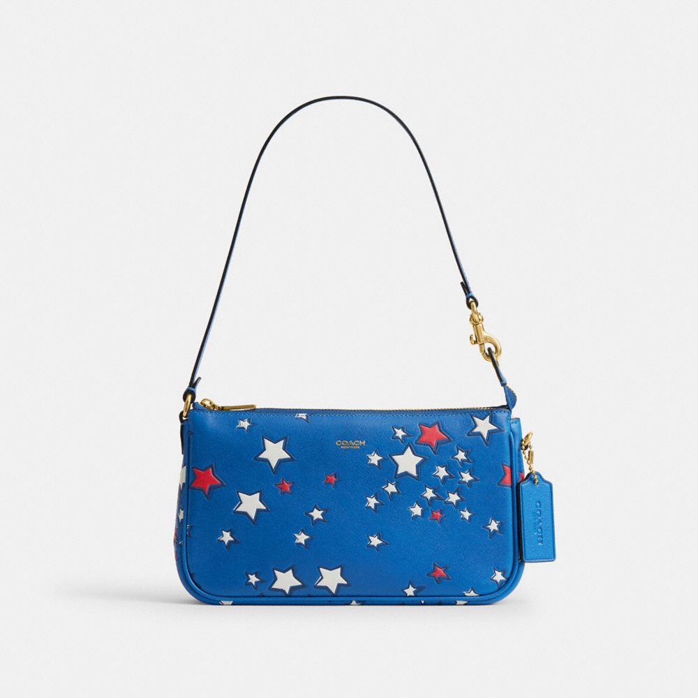 COACH®,Plaza Bag With Americana Star Print,,Front View