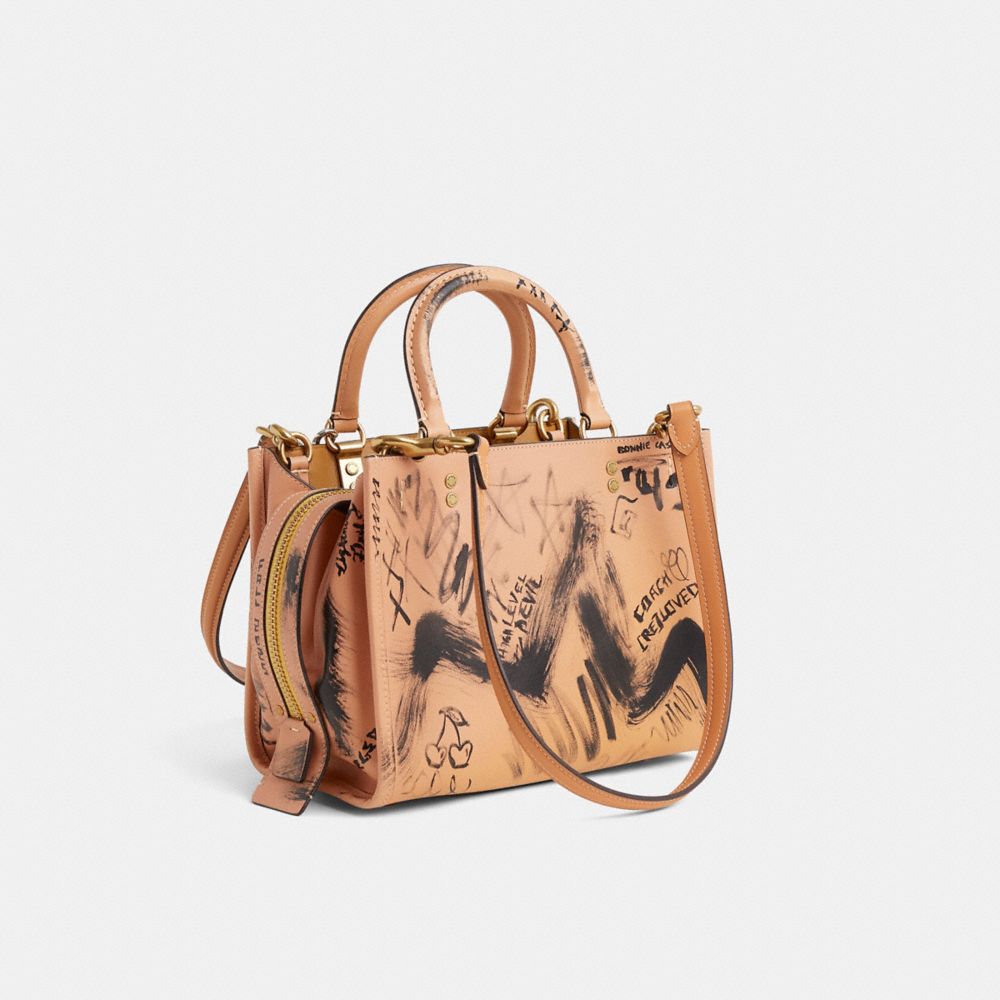COACH®,Upcrafted Rogue Bag 25,,Angle View