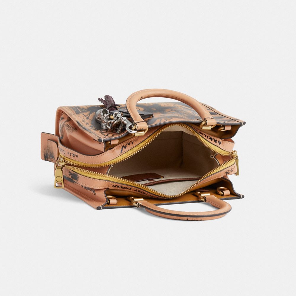 COACH®,Upcrafted Rogue Bag 25,,Inside View,Top View