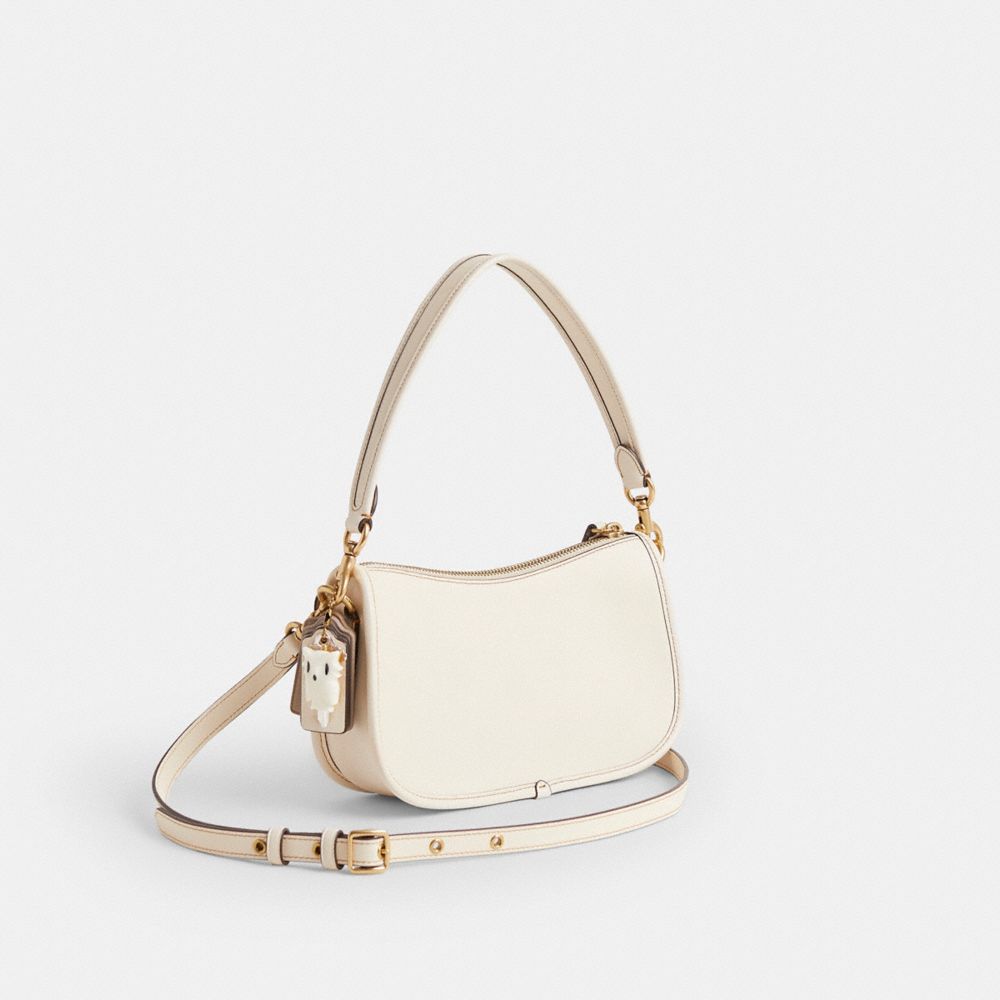 COACH®,Upcrafted Swinger Bag,,Angle View