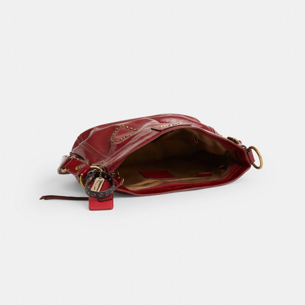 COACH®,Upcrafted Zoe Shoulder Bag,,Inside View,Top View
