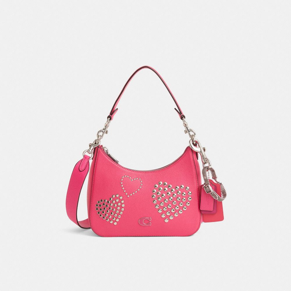 COACH®,Upcrafted Hobo Crossbody Bag,,Front View