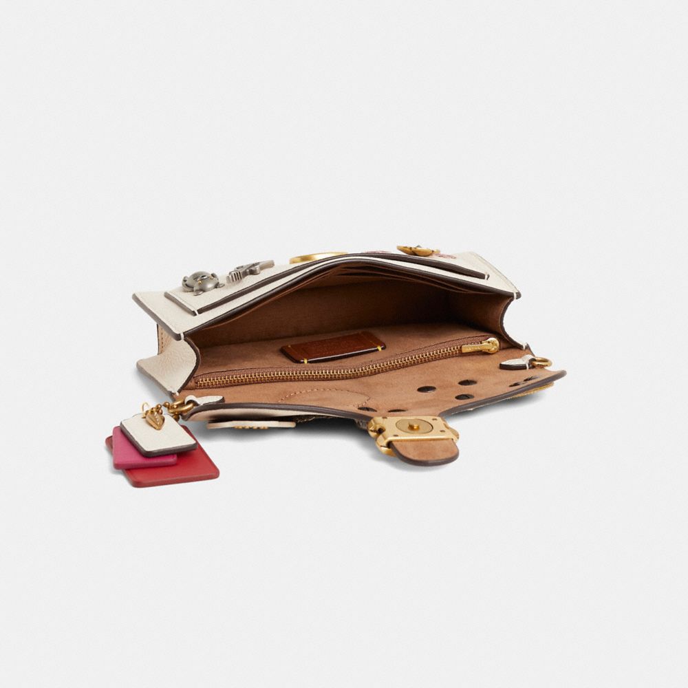 COACH®,Upcrafted Tabby Chain Clutch,,Inside View,Top View