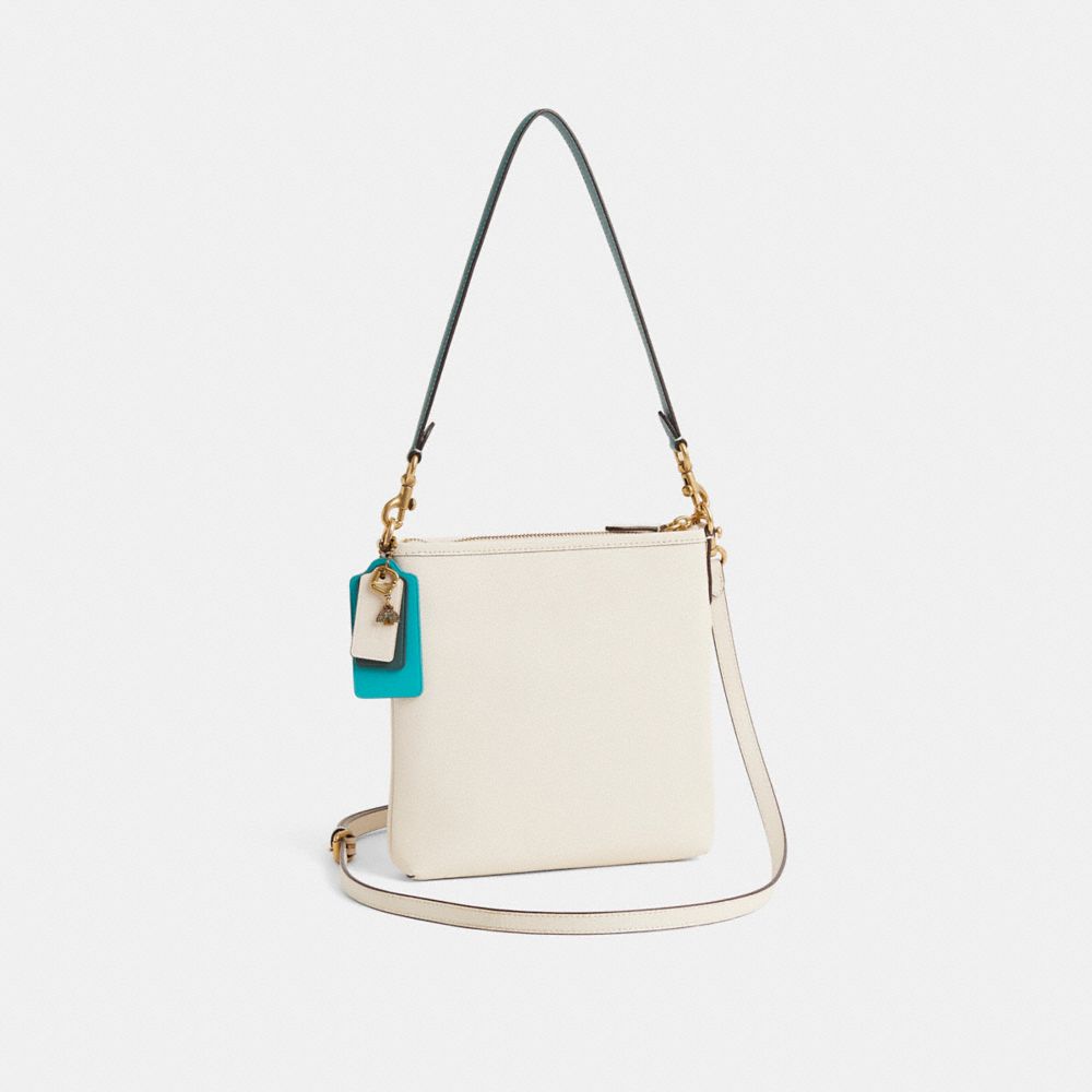 COACH®,Upcrafted Kitt Messenger Crossbody Bag,,Angle View
