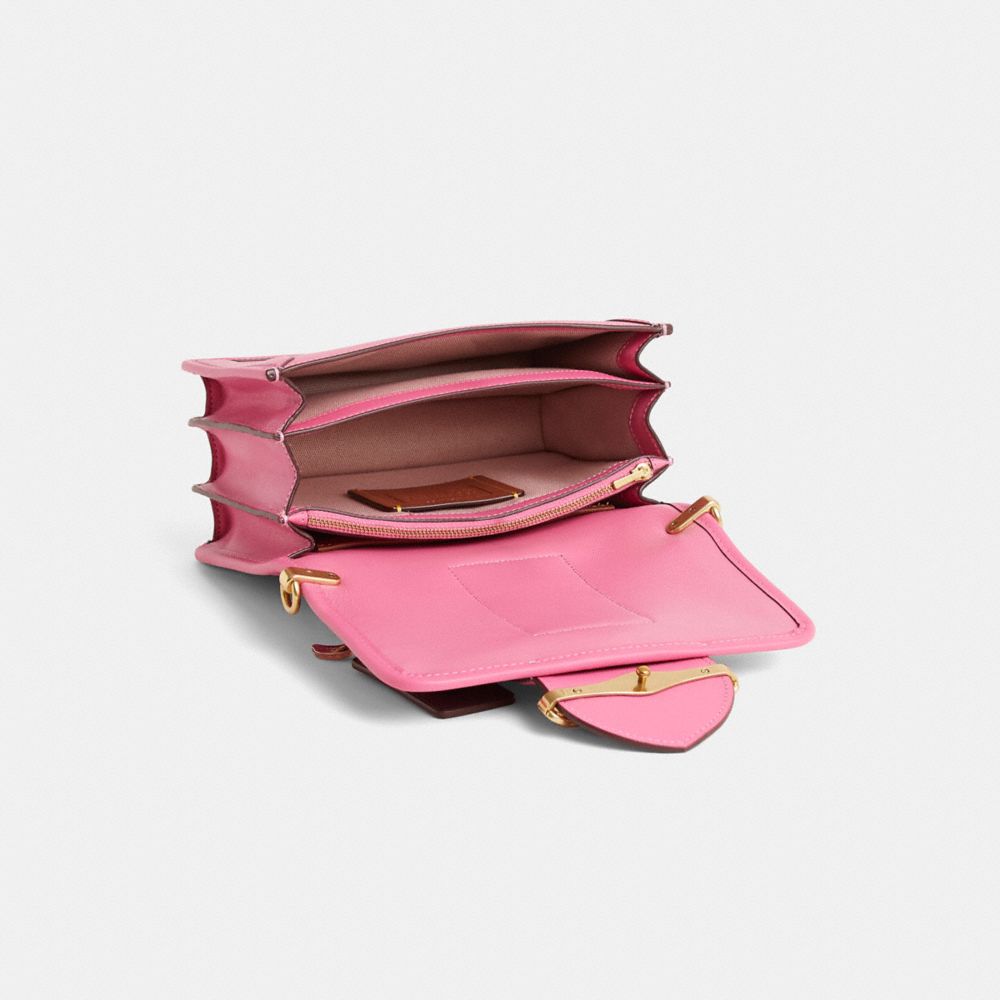 COACH®,Upcrafted Hero Shoulder Bag,,Inside View,Top View