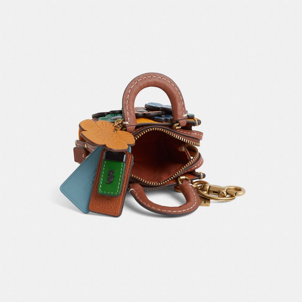 COACH®,Upcrafted Rogue Charm Mini Bag,,Inside View,Top View