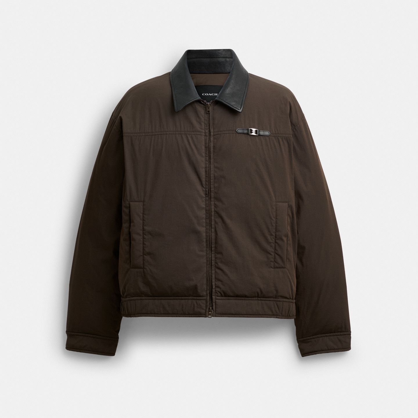 Мужская куртка Coach Heritage C Puffer, цвет: Коричневый — фото 1