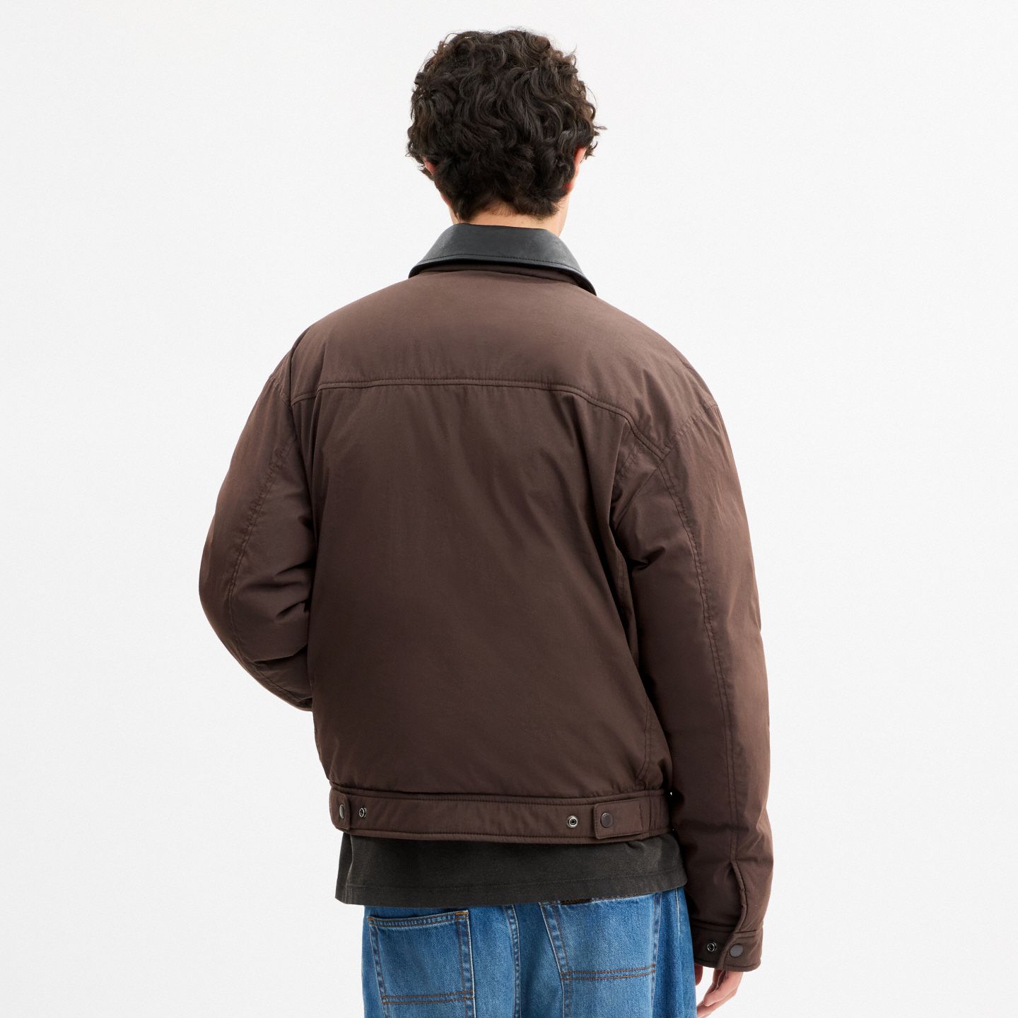 Мужская куртка Coach Heritage C Puffer, цвет: Коричневый — фото 4