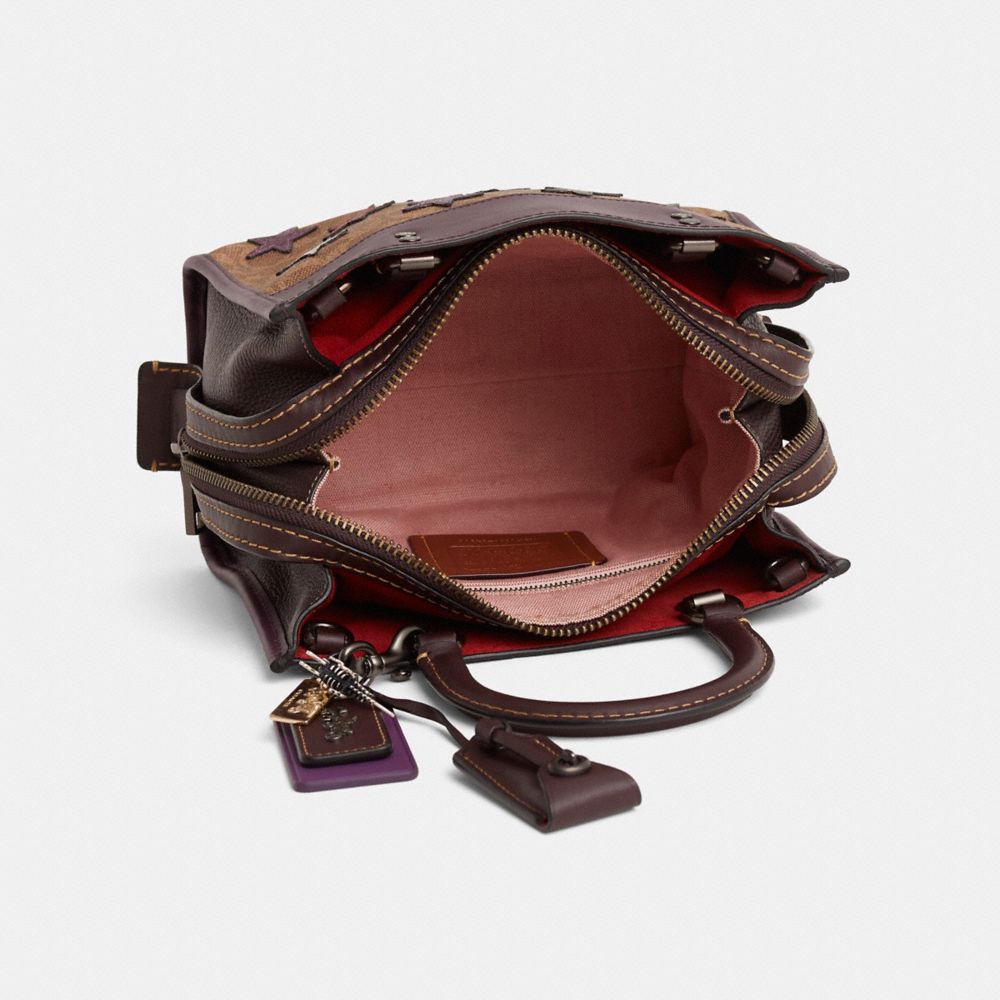 COACH®,Upcrafted Rogue Bag 25,,Inside View,Top View