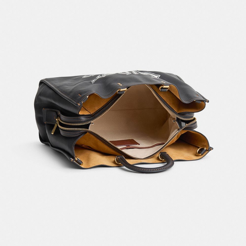 COACH®,Upcrafted Rogue Bag 39,,Inside View,Top View